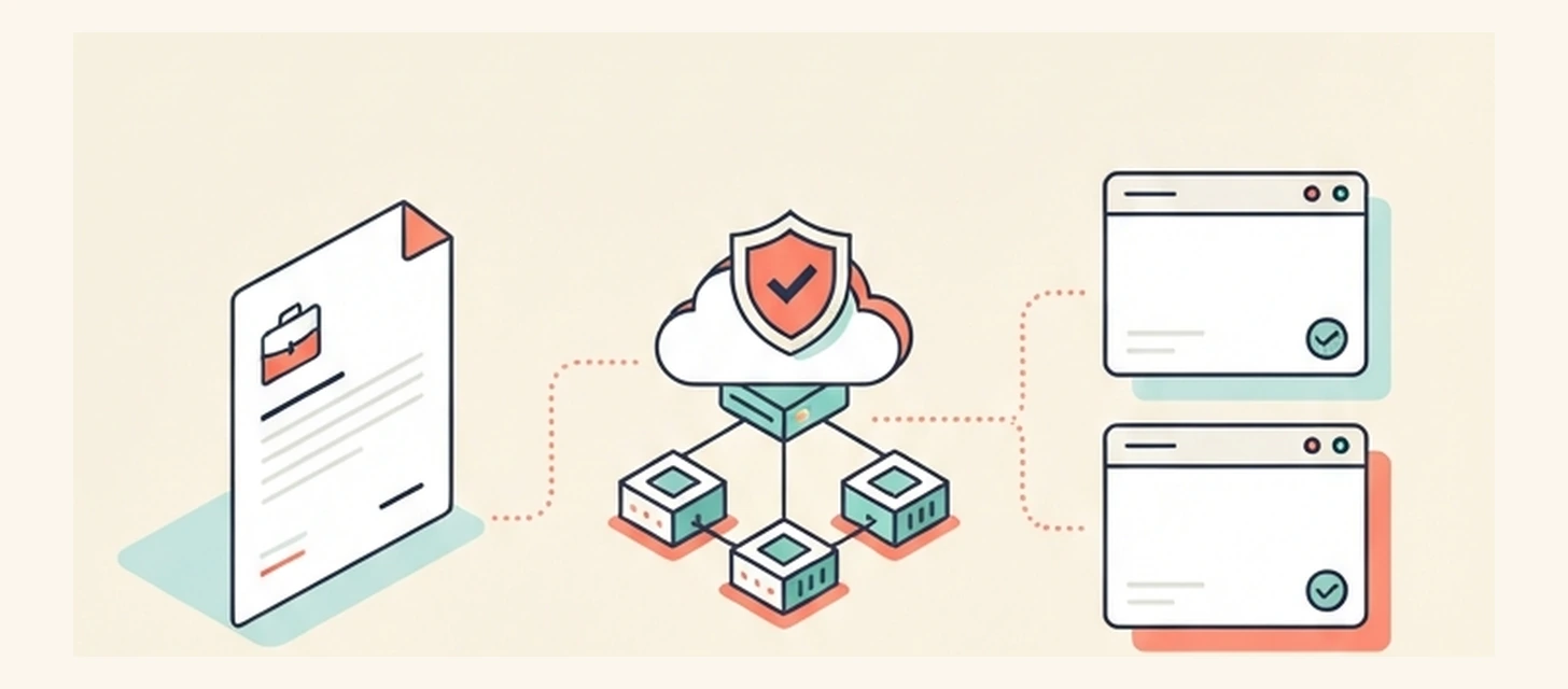 Three-stage agency workflow showing a client brief entering secure cYpher.camp infrastructure and becoming isolated deployed client agents