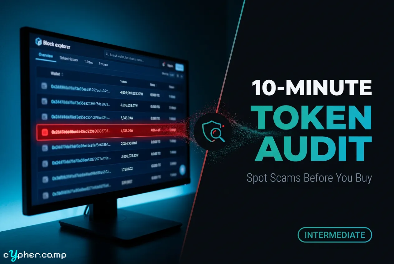 The 10-Minute Token Audit: Spot Crypto Scams Before You Buy