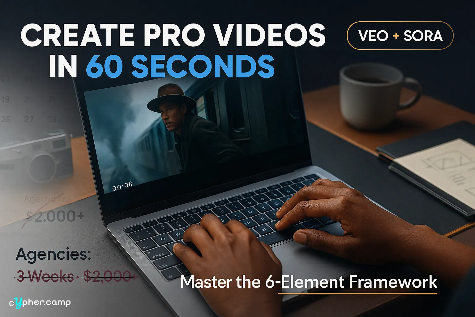 AI Video Generation Mastery - Create Professional Videos Using Veo 3 & Sora 2