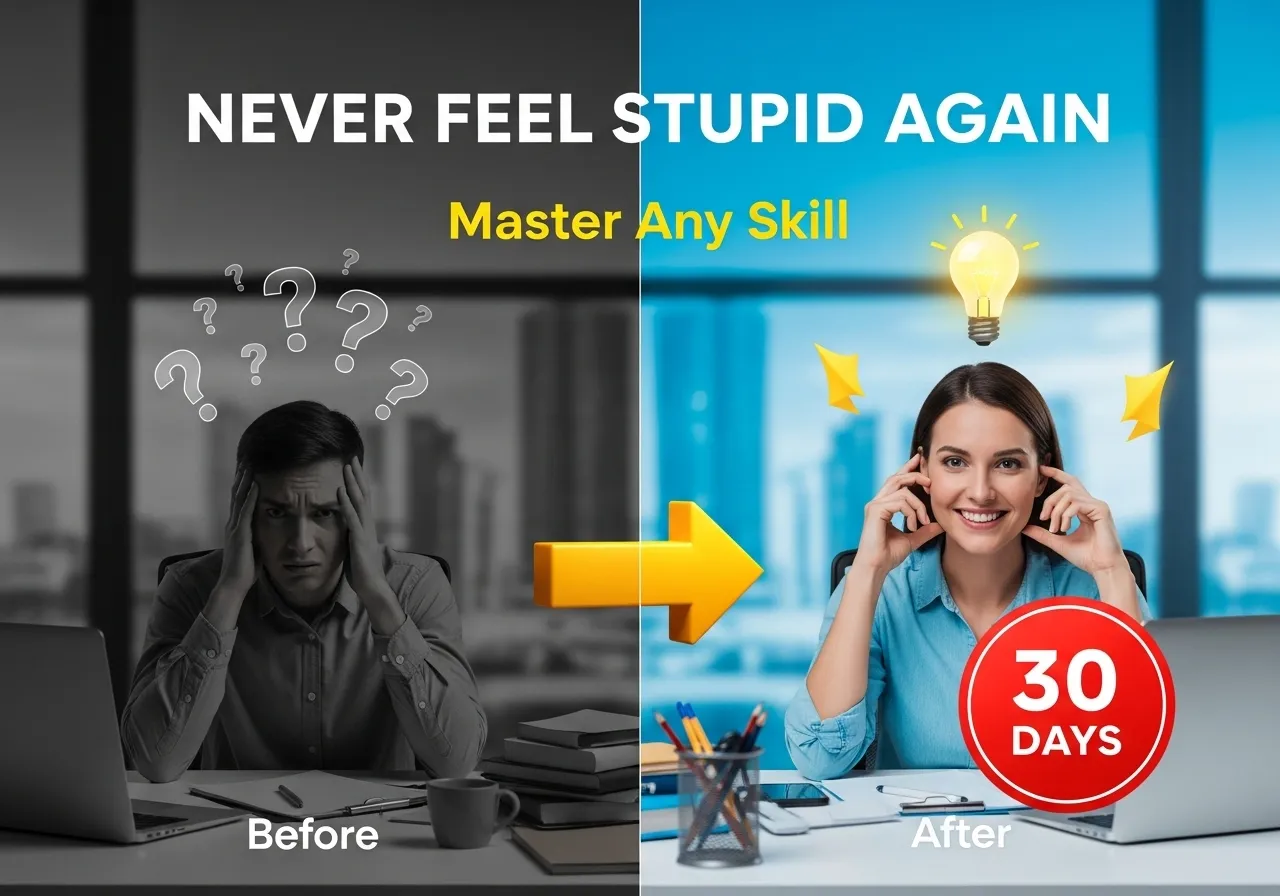 Never Feel Stupid Again: Master Any Skill in 30 Days or Less