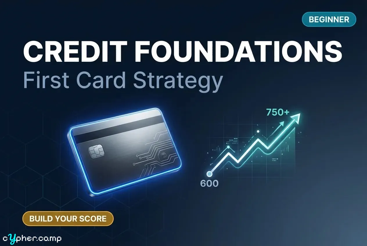 Credit Foundations: Your First Card Strategy That Actually Works
