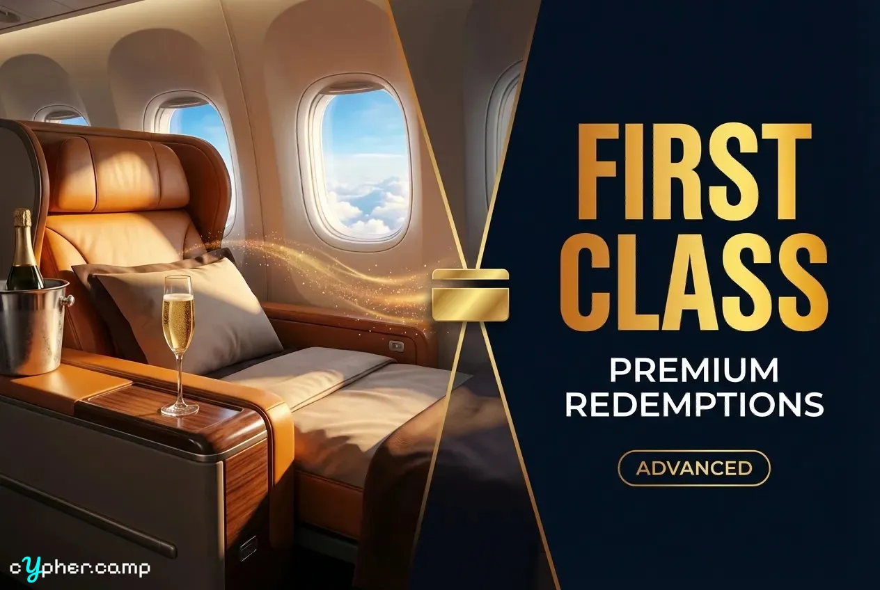 Credit to First Class: Premium Redemptions That Pay for Themselves