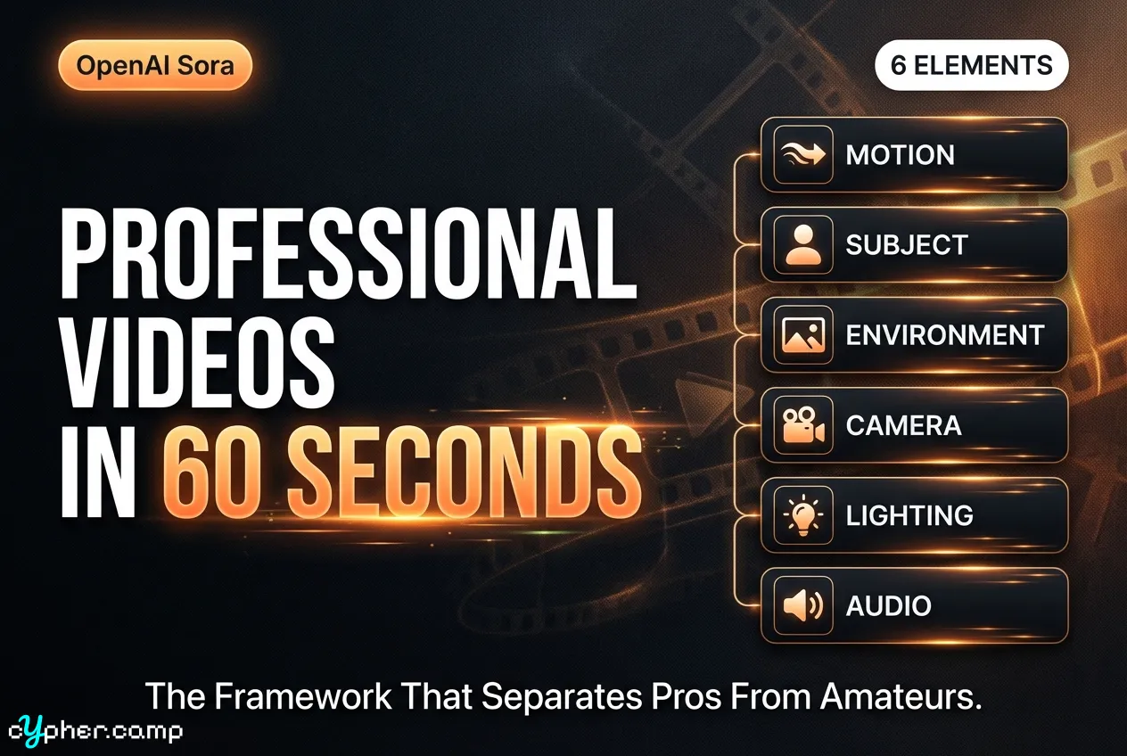 OpenAI Sora Video Generation: Create Professional Videos in 60 Seconds
