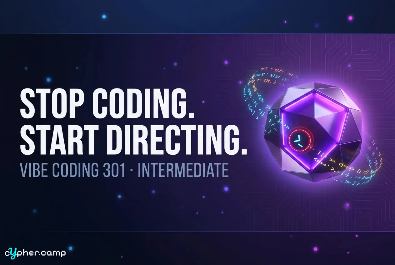 Vibe Coding 301: Stop Coding. Start Directing.