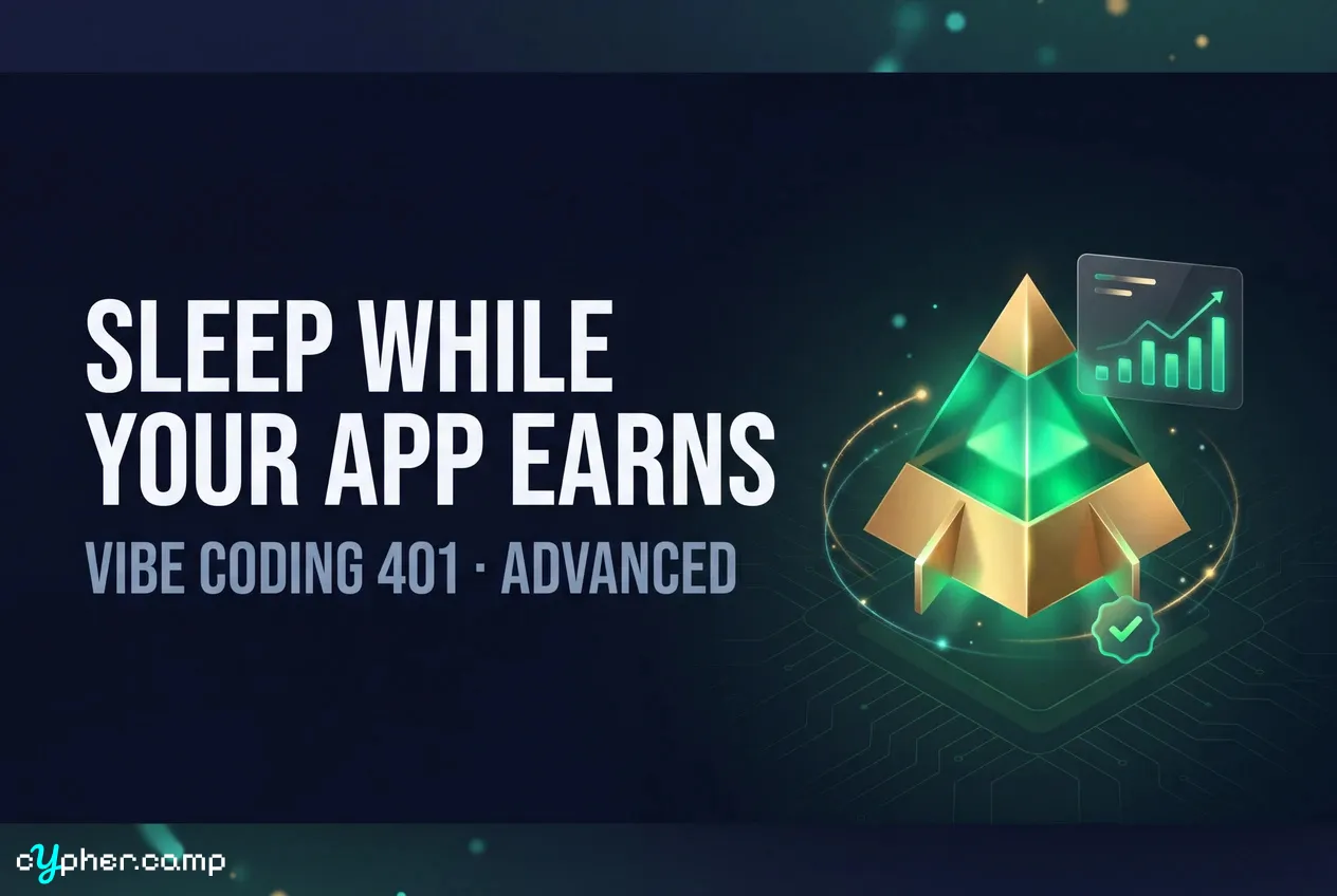 Vibe Coding 401: Sleep While Your App Earns